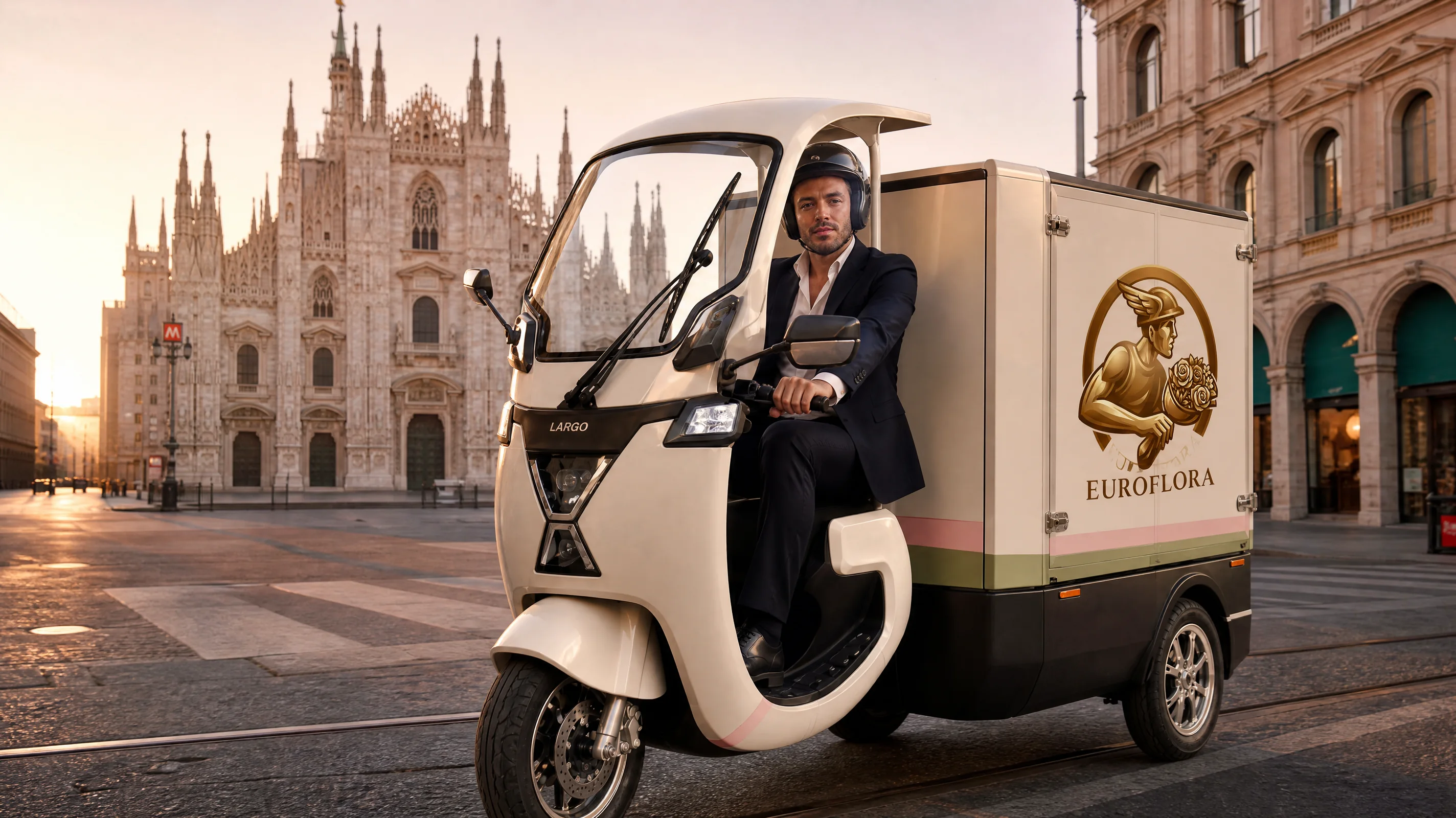 Euroflora E-Motion a Milano Duomo