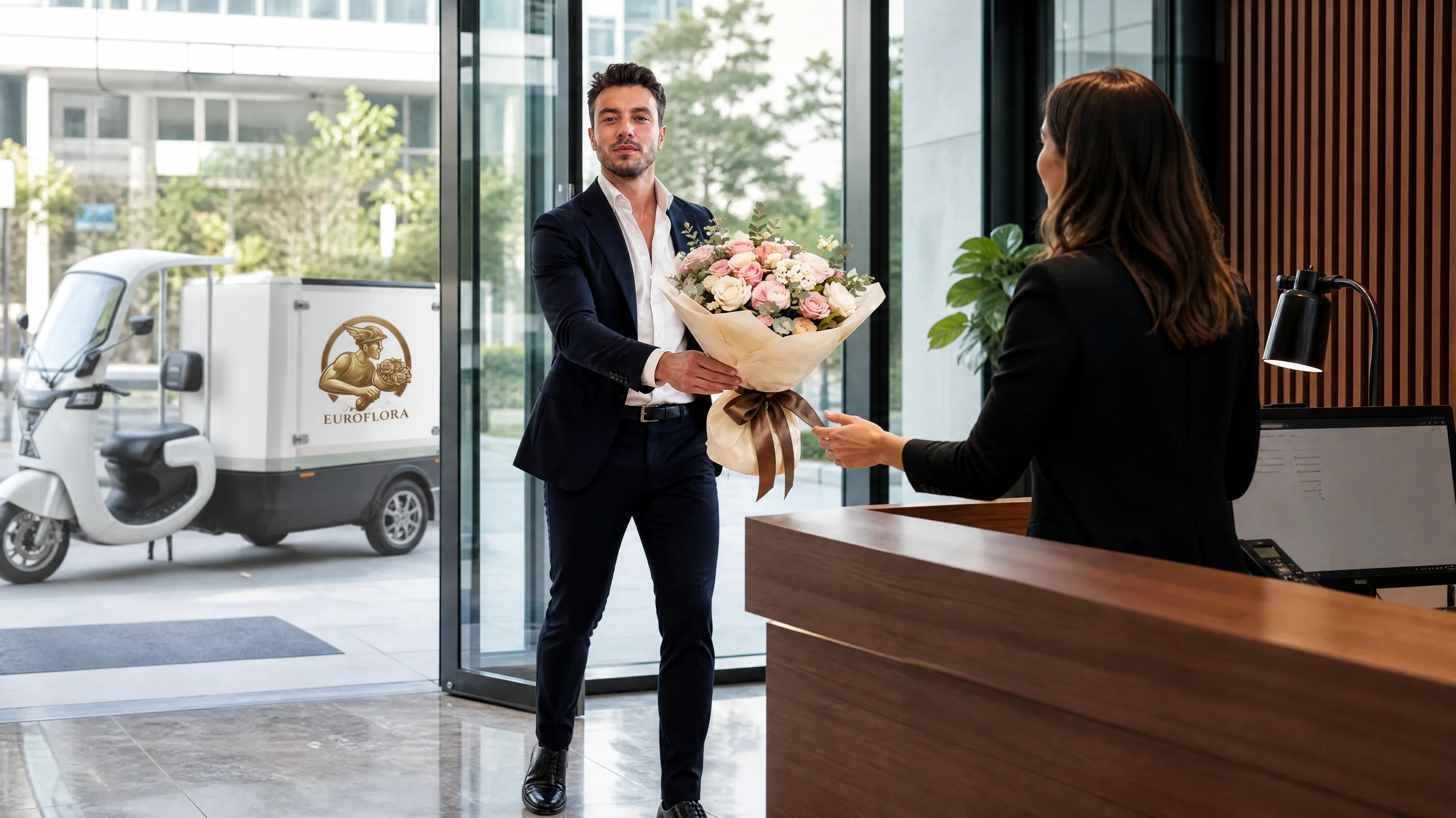 Corporate flowers Euroflora Milano